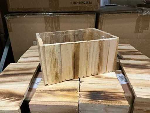 Jardinière de fête Broome Wood 20x13xH10cm (504x)