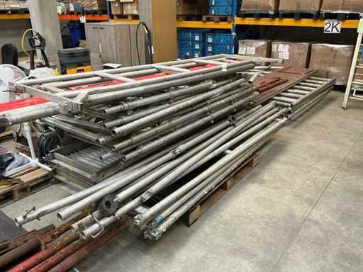 Batch scaffolding material