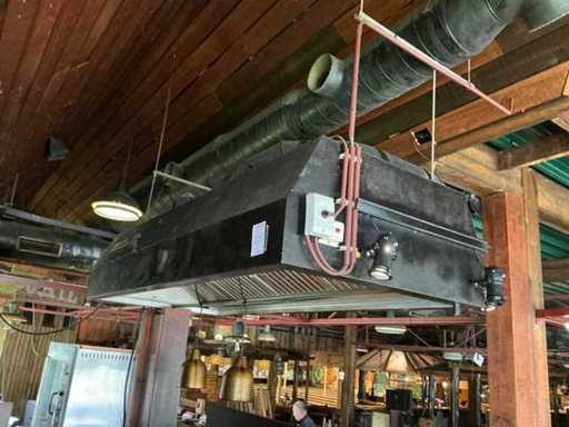 Hotă extractor din oțel inoxidabil cu motor