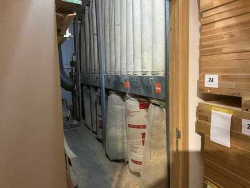 Spanex Filter extraction system with extraction tubes