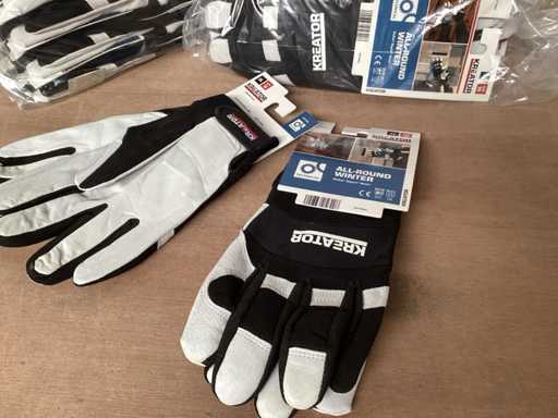 Kreator KRTT008XL technische Arbeitshandschuhe Winter, Gr. 10 (24x)