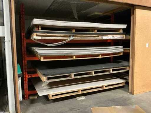 Partij diverse acrylplaten