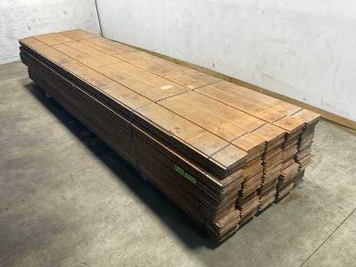 Planche de bois boissée Douglas 400x19,5x2,8 cm (30x)