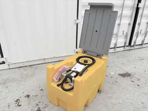 Mobile diesel filling station 240 L with 220V pump – nozzle & hose