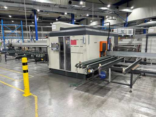 ELUMATEC SBZ 610 CNC Stabbearbeitungszentrum mit Fräs- und Sägeaggregat
