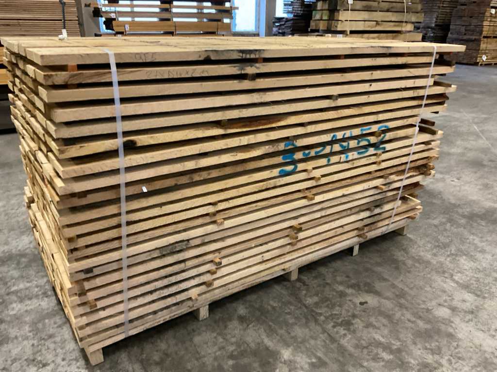 French oak planks approx. 1,080 m³