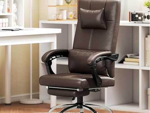 Height-adjustable massage chair with footrest and remote control