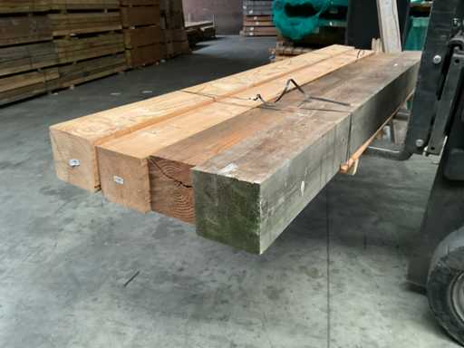 Douglas Garden mit Pfostenhobel 300x20x20 cm (4x)