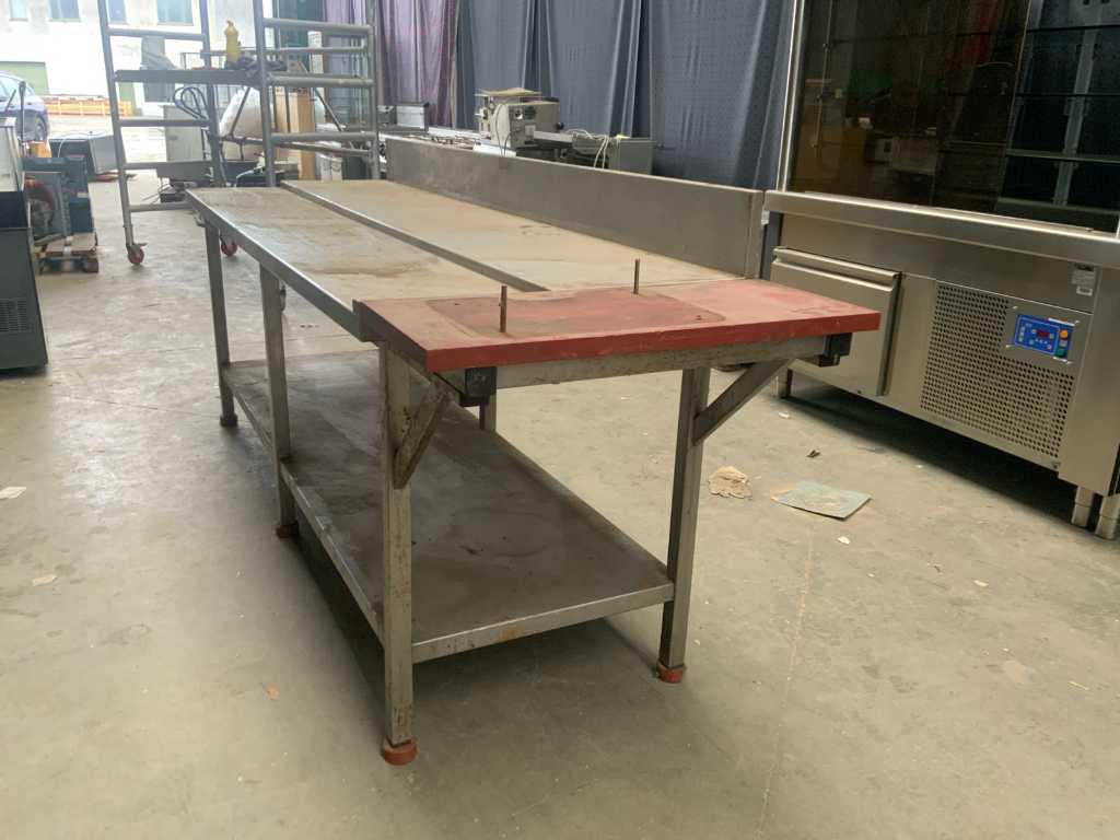 Table de découpe en acier inoxydable