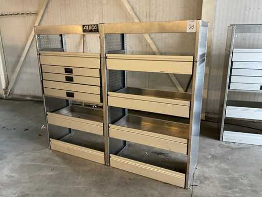 Aluca 200x170 cm Van racking