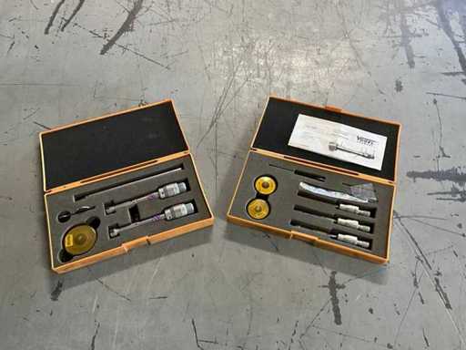 MITUTOYO - Veel 3-punts interne gauge-sets (2x)