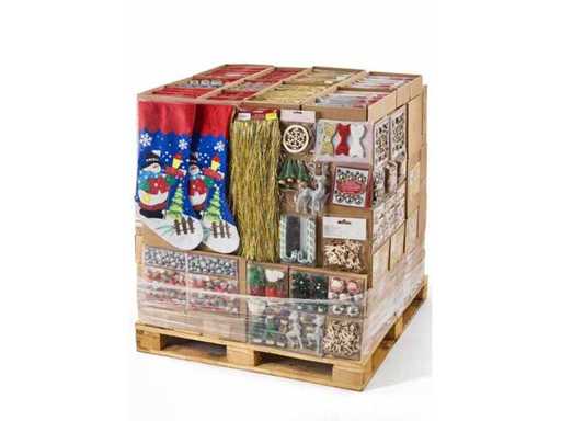 Set of 1 pallets of 1000 new Christmas items 