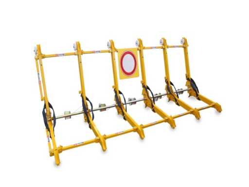 Mifram Security MVB-II Set Barrière Mobile pour Véhicules