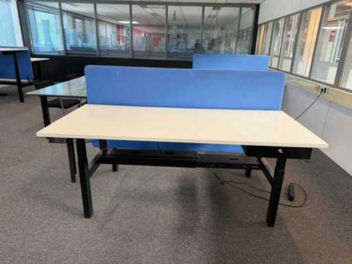 180x80cm - Elektryczne biurko typu sit-stand duo