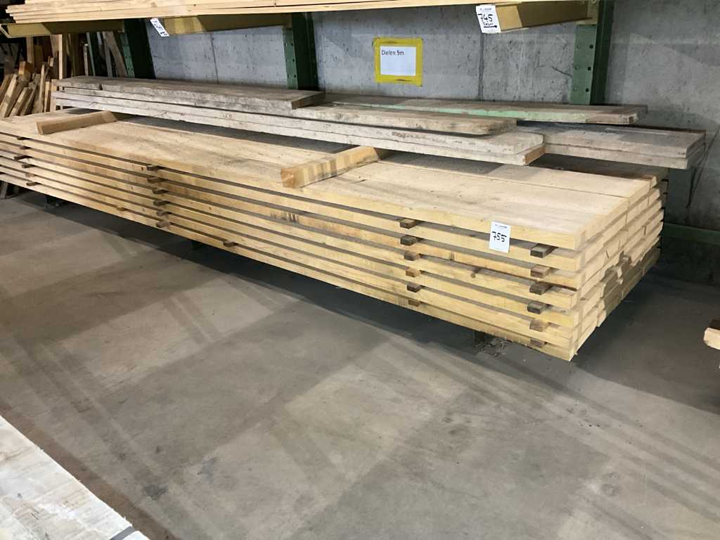 Lot of wooden planks