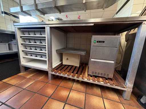 Acier inoxydable - Table de travail en aluminium