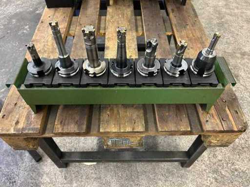 Milling machine tools (7x)