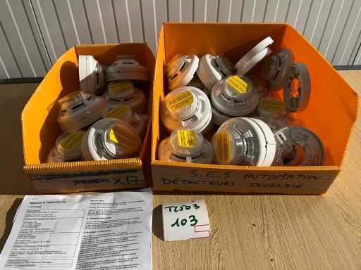 SES Automation - EVC-PY_DA - set of 17 photoelectric fire detectors