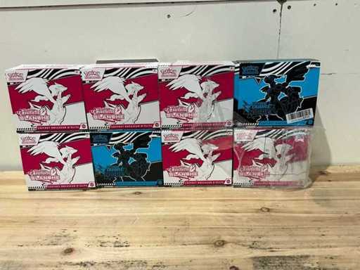 Cutii Pokemon Scarlet&Violet cu flair alb elite (8x)