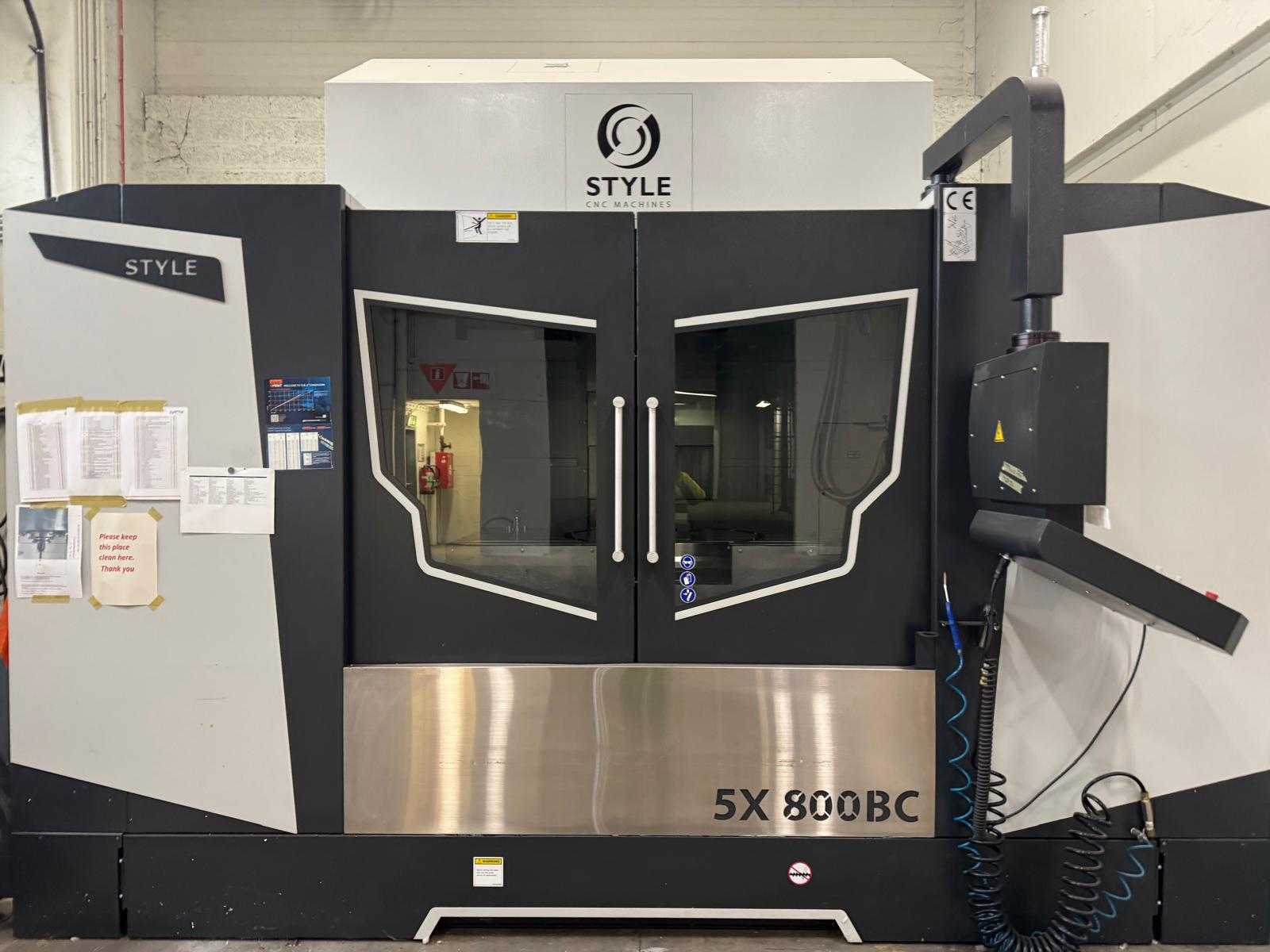 STYLE – 5X 800BC – CNC milling machine – 2018