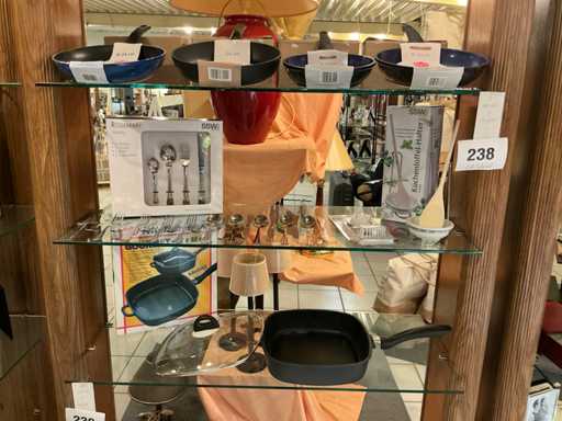 Ssw/Gsw Keukengerei , braadpannen en bestek 24 delig voor 6 personen