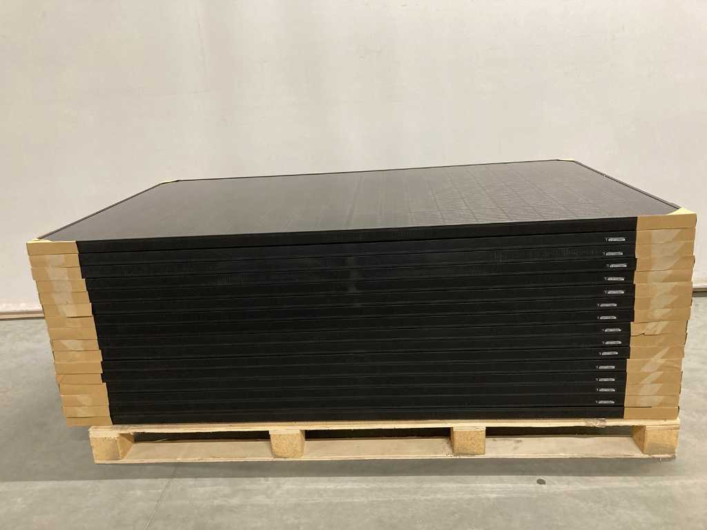 T-Solar - T-410M54-18HV - Set mit 16 komplett schwarzen (410 Wp) Solarmodulen