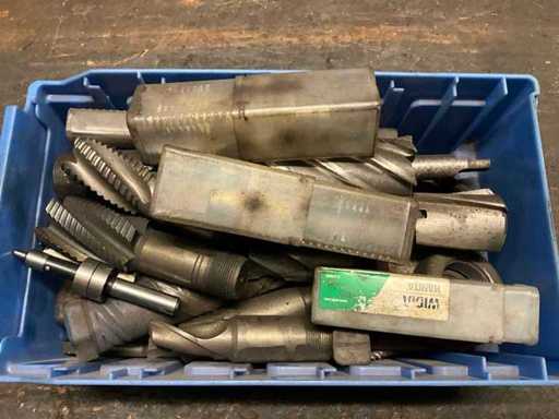 Partij boor en freeskoppen