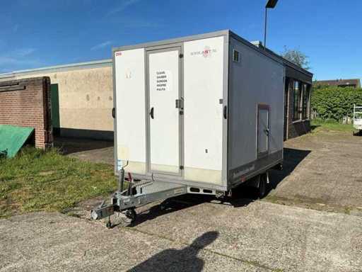 Remorque mobile de décontamination de l’amiante Deconta 484 2011