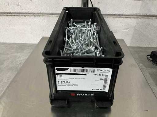Würth 8.57 kg Bout VZD M6 x 85 in stapelbare bak