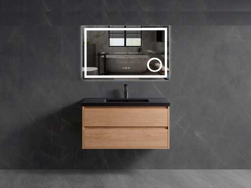 Ensemble de meubles de salle de bain 100cm (disponible en 3 couleurs)