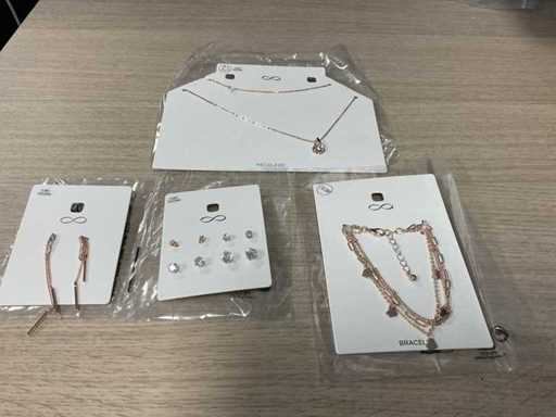 With Love 4 Rosé kleurige Sieradenset