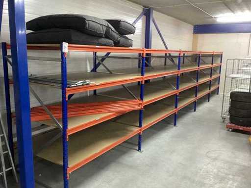 Warehouse rack / shelf rack incl. contents