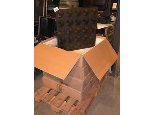 Luxibel - Set 4x Luxibel B25 - 25 x 10W RGB Amber Matrix LED