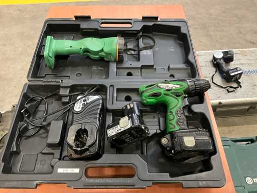 Hitachi DS 14DFL Boormachine (4x)