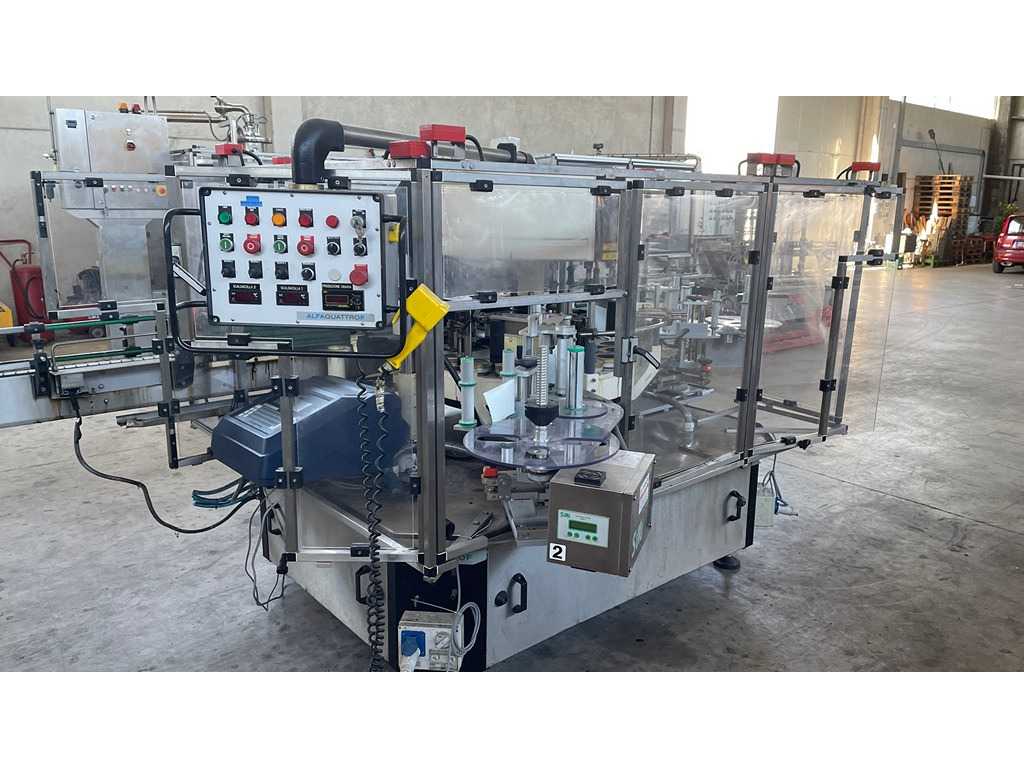 Alfa - 4G - Rotary adhesive labeller, 16 plates, for label and back label
