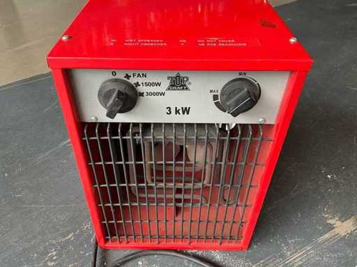 Riscaldatore elettrico da costruzione / ventilatore TopCraft 3 kW