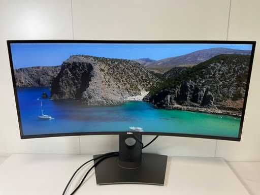 Monitor curvo IPS Dell (U3417W) da 34", 3440x1440 (UWQHD)