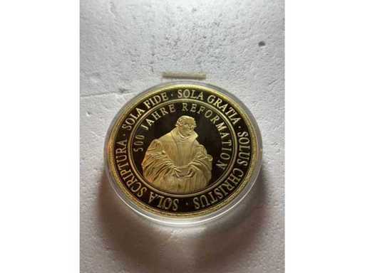 500 jaar Reformatie • Sola Fide Reuzenherdenkingsmunt 100mm