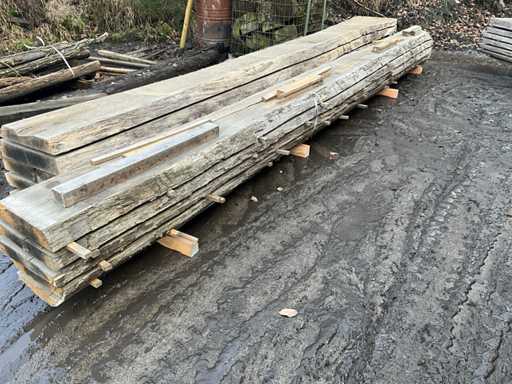 Eiken boomstammenplanken (5x)