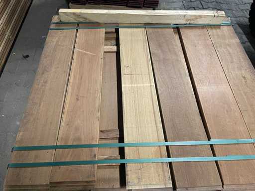 Guyana Ipé Feder und Feder Feder (Außenparkett) 950x145x21mm (152x)