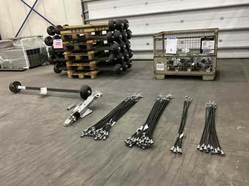 WAP Tridem Anhängerteile und Zubehör (130x)