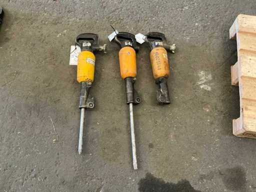 ATLAS COPCO TEX 10PS KL Pneumatic Demolition Hammer (3x)
