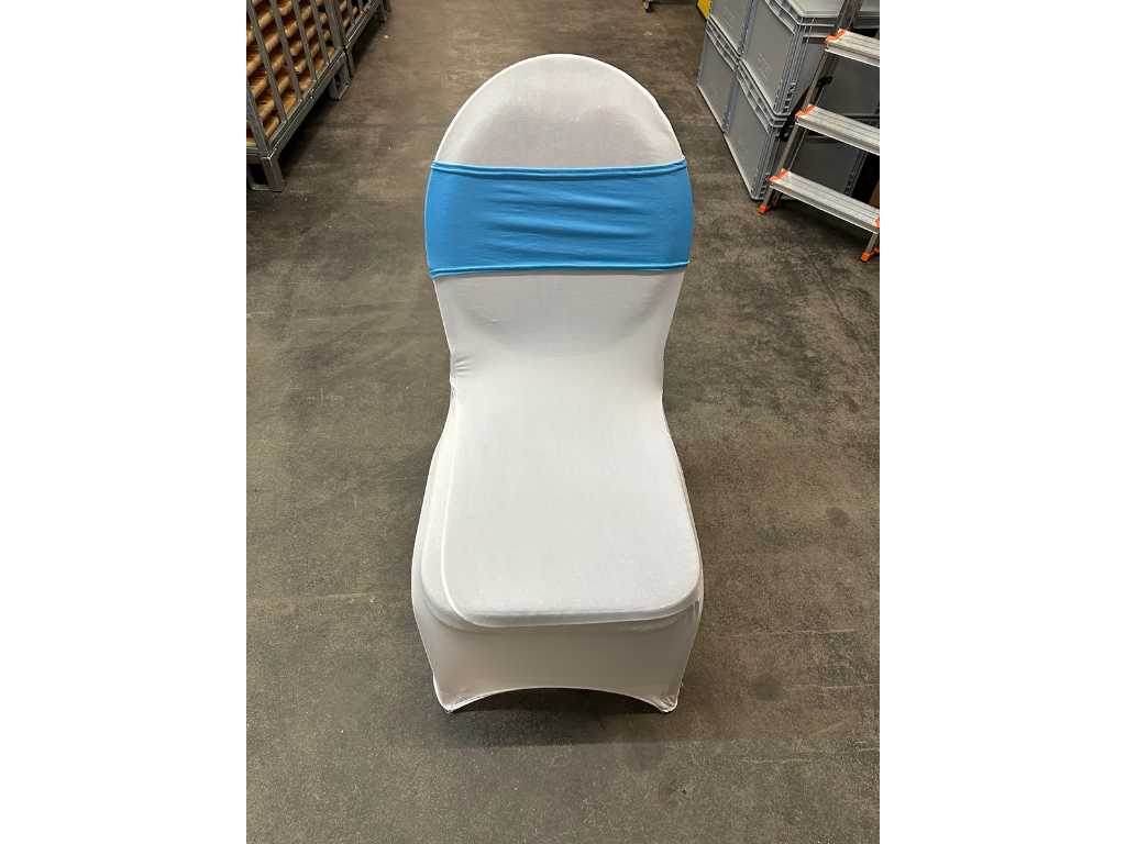 Ruban de chaise bleu (50x) stretch