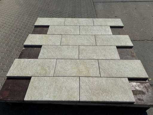 Garden tiles made of concrete (approx. 45.3m²)