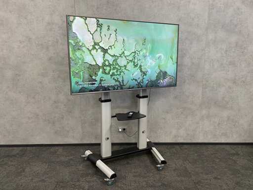 LG - 70" 4K ultra HD monitor op verrijdbaar statief