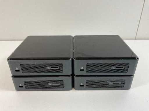 Intel Client System NUC8BEK, Core(TM) i3-8109U, 8 GB RAM, fără HDD Mini Desktops (4x)