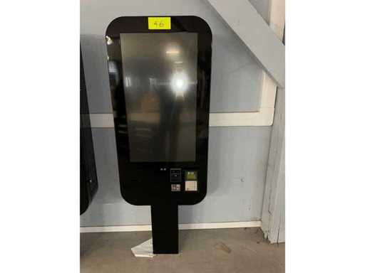 Groot formaat kiosk gebouwd voor een grote fastfoodgroep