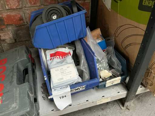 Lot of cable protectors and machine feet