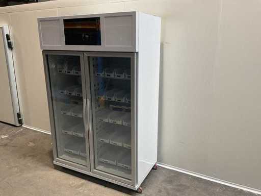 Micron Vending - Podwójne drzwi - Inteligentna lodówka - Automat z przekąskami