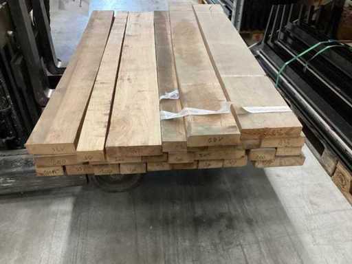 Maple Pacific planed / boards edged on 4 sides / maple pacific / 1.85m long / max width board 24cm / thickness board 50mm / dry air-dried
